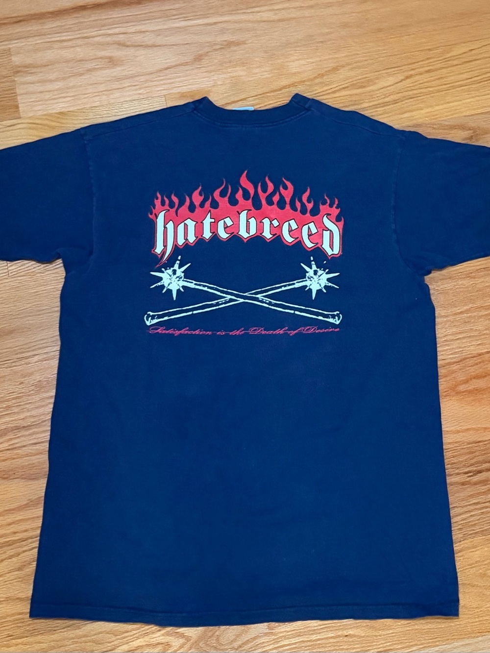 Hatebreed Band T-Shirt Size XL Vintage Satisfaction Is The Death Of Desire
